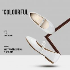 DREAM PAIRS Girl's Mary Jane Ballerina Flat Shoes