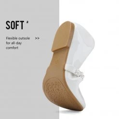 DREAM PAIRS Girl's Mary Jane Ballerina Flat Shoes