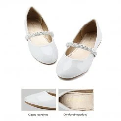 DREAM PAIRS Girl's Mary Jane Ballerina Flat Shoes