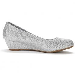 DREAM PAIRS Women's Mid Wedge Heel Pump Shoes