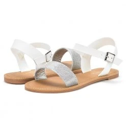 DREAM PAIRS Women's Ankle Strap Open Toe Flat Sandals