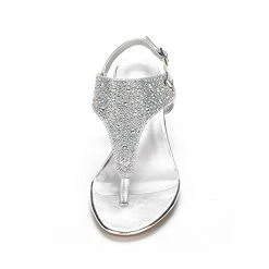 DREAM PAIRS Women's Low Wedge Dress Sandals