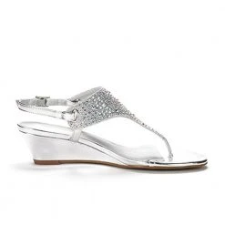 DREAM PAIRS Women's Low Wedge Dress Sandals