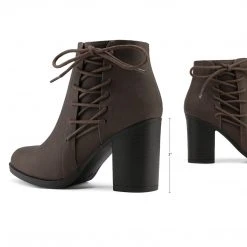 DREAM PAIRS Women's Chicago Chunky Heel Ankle Booties 39 DREAM PAIRS Women's Chicago Chunky Heel Ankle Booties