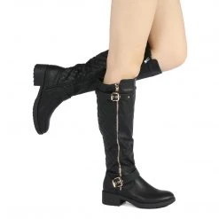 DREAM PAIRS Women's Knee High Winter Boots With Faux Lining