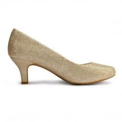 DREAM PAIRS Women's Bridal Wedding Low Heel Pump Shoes