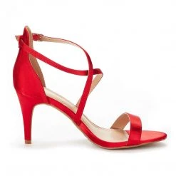 DREAM PAIRS Women's Open Toe Red Stiletto Sandals New Arrivals
