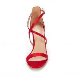 DREAM PAIRS Women's Open Toe Red Stiletto Sandals New Arrivals